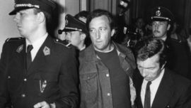Septembre 1979 : Michel Graindorge photographié durant sa détention suite à l'évasion du truand français François Besse dont il était l'avocat