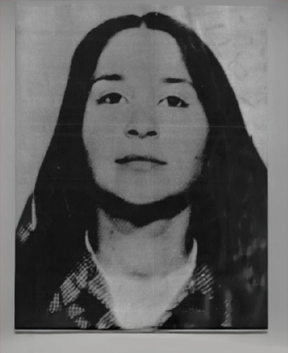 La camarade Wilma Monaco, tombée dans la lutte pour le communisme, au cours d’une action des BR–UCC contre un conseiller gouvernemental, à Rome, le 2 février 1986, à l’âge de 28 ans