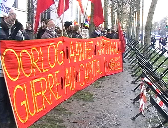 La délégation du Bloc ML à la manifestation du 21 février 2005