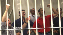 Les camarades à leur procès, au palais de justice de Milan