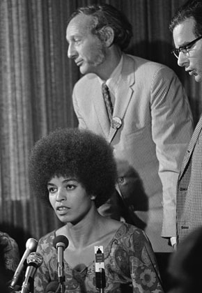 Angela Davis et le professeur Donald-Kalish