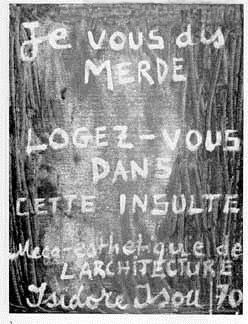 Isidore Isou_Je vous dis merde