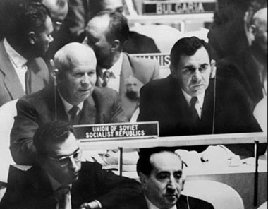 Khrouchtchev à l'ONU