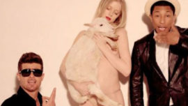 Cliquez sur l’image pour visionner la video "Blurred Lines"