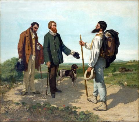 Bonjour Monsieur Gustave Courbet (1854)
