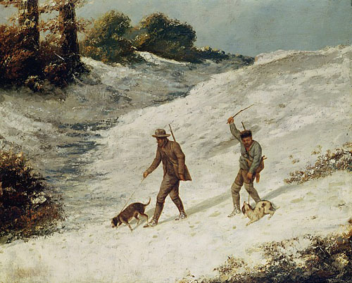 Braconniers dans la neige (1864)