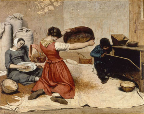 Les Cribleuses de blé (1854)