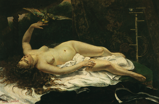 La femme au perroquet (1866)