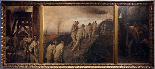 Constantin Meunier - triptyque des mineurs
