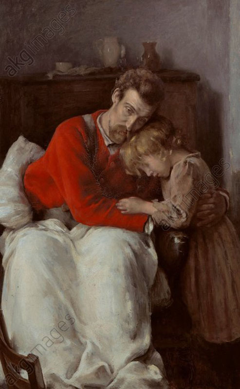 André Collin - Le père malade - heure de tristesse