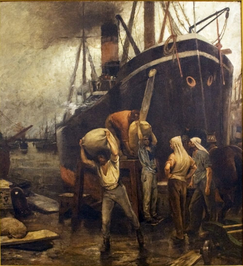 Constantin Meunier - Le port