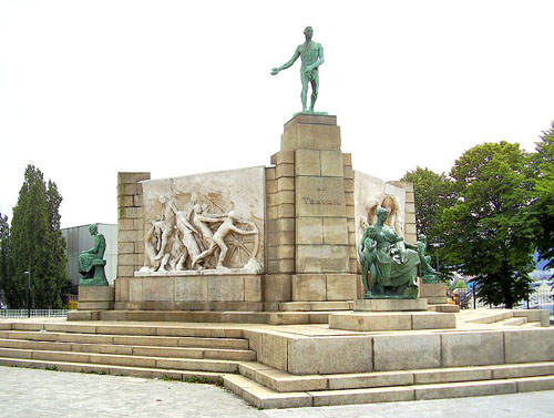 Constantin Meunier : Monument au Travail - Port de Bruxelles, quai des Yachts
