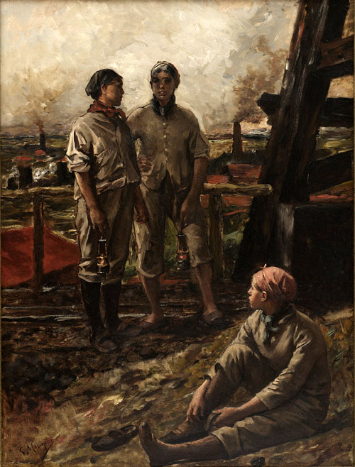 Constantin Meunier - Trois hiercheuses