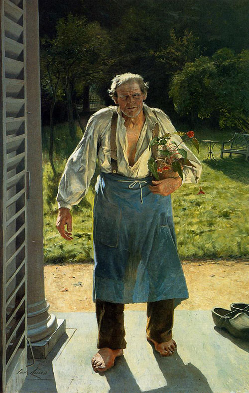 Émile Claus - Le vieux Jardinier