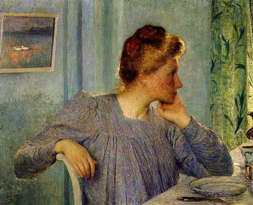 Emile Claus - Le portrait de Madame Claus