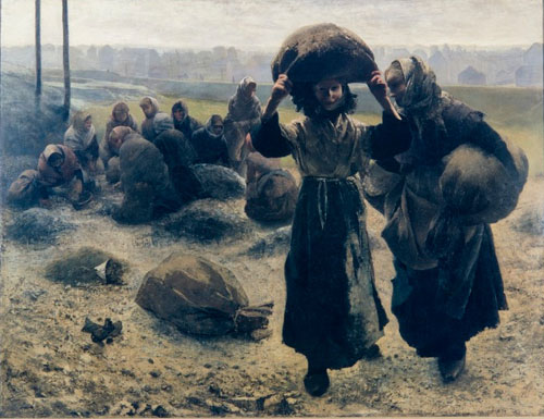 Léon Frédéric - La femme à loques (les ramasseuses d’escarbilles)