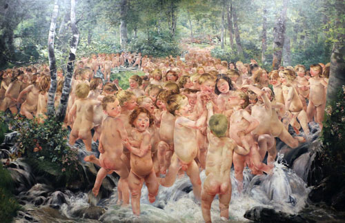 Léon Frédéric - Le ruisseau (Centre : Le ruisseau)