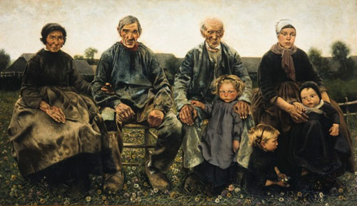 Léon Frédéric - Les Âges du paysan : Les vieillards