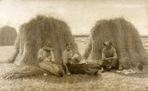 Louis Pion - Le goûter aux champs 