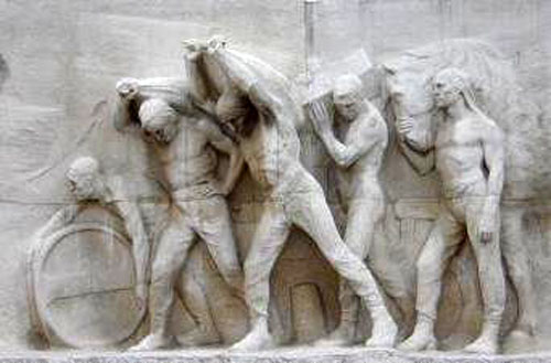 Monument au Travail - fresque 