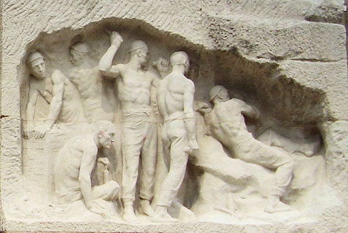 Monument au Travail - fresque 