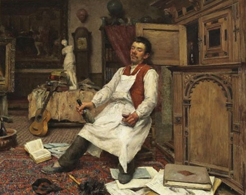 Pierre Jacques Dierckx - Dans l'atelier