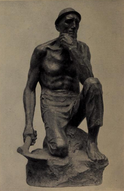 Constantin Meunier - Mineur accroupi
