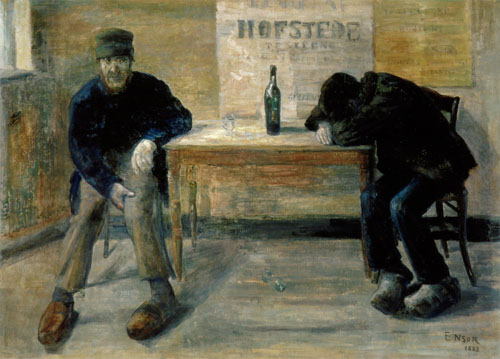 James Ensor - Les ivrognes