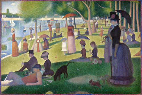 Georges Seurat - Dimanche à la Grande Jatte