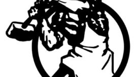 Le symbole employé par l’Internationale Communiste pour sa revue : un ouvrier brisant des chaînes enserrant la planète