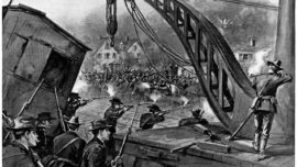 La garde nationale tire sur les grévistes de la Pullman Company en 1894