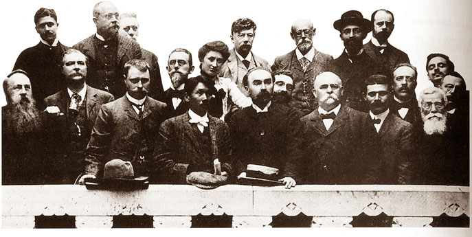 Les principaux dirigeants de la seconde Internationale en 1904