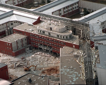La prison en construction de Weiterstadt