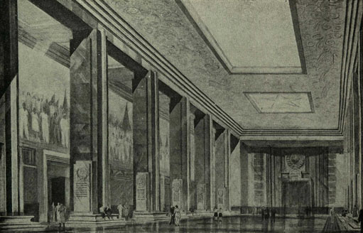 La salle de la Constitution stalinienne