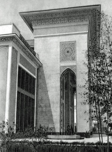 Le pavillon de l’Azerbaïdjan
