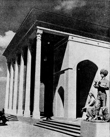 Le pavillon du Turkménistan