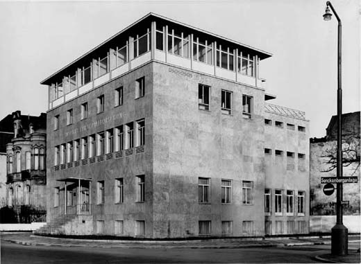Le bâtiment de l’Institut de recherche sociale