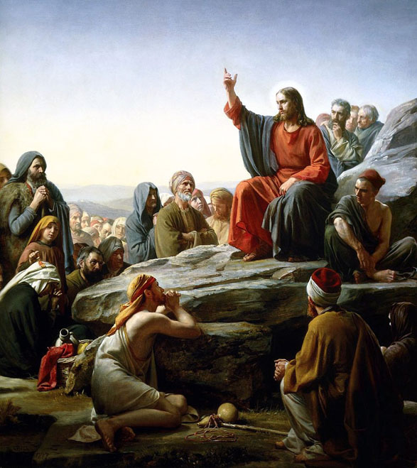 Carl Bloch, Le sermon sur la montagne, 1877