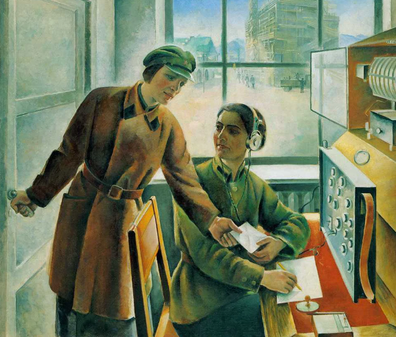 Maria Bri-Bein, Opératrices du télégraphe, URSS, 1933