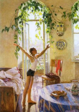 Tatiana Yablonskaya, Le matin