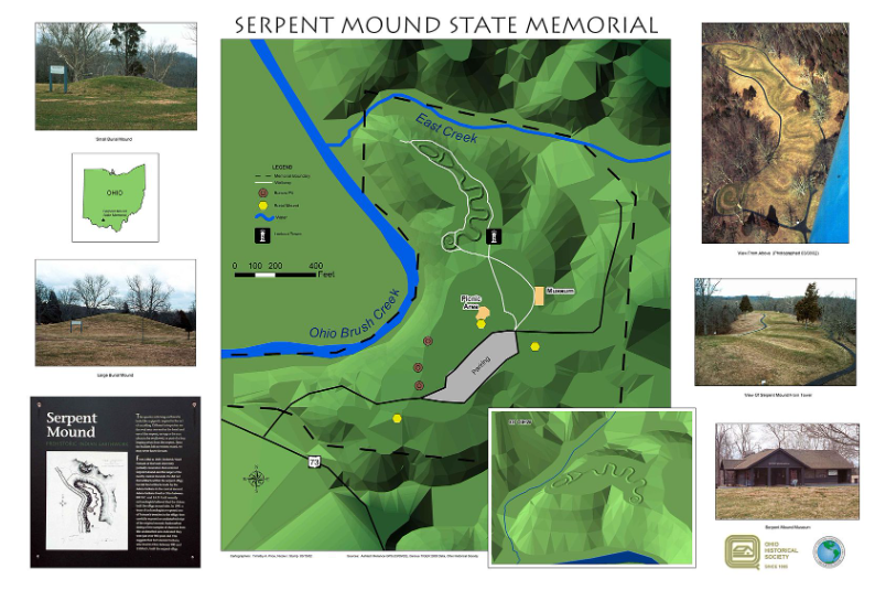 Le grand serpent, dans l’actuel Ohio (wikipedia)