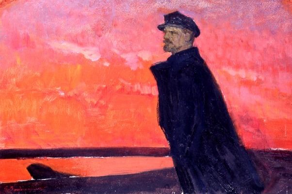 « Lénine dans l’Aube rouge », tableau de Boris Vladimirski – 1930