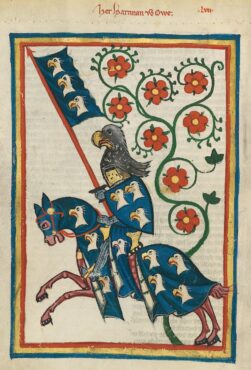 Chevalier dans le Codex Manesse (1305-1315)