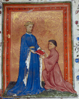 Henri V d’Angleterre, représenté debout en jeune prince de Galles, 1411-1413