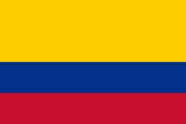 Drapeau des Estados Unidos de Colombia