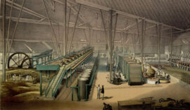 Production de sucre raffiné, fin 19e siècle