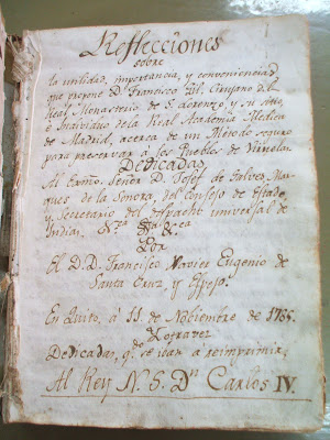 Manuscrit des Réflexions sur une méthode pour préserver les peuples de la variole