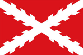Le drapeau des criollos révoltés