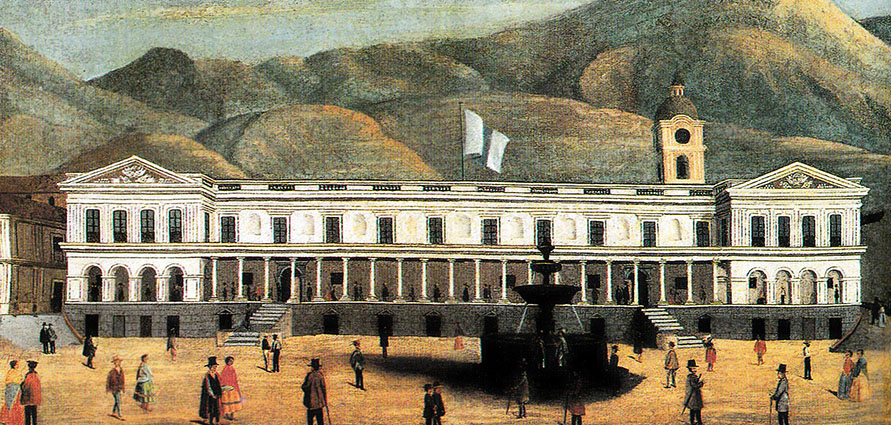 Le palais royal de Quito, où fut proclamé l’Estado de Quito