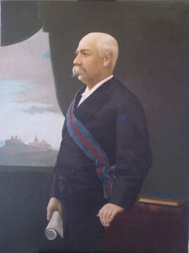 Portrait de Benjamín Vicuña Mackenna comme intendant de la capitale